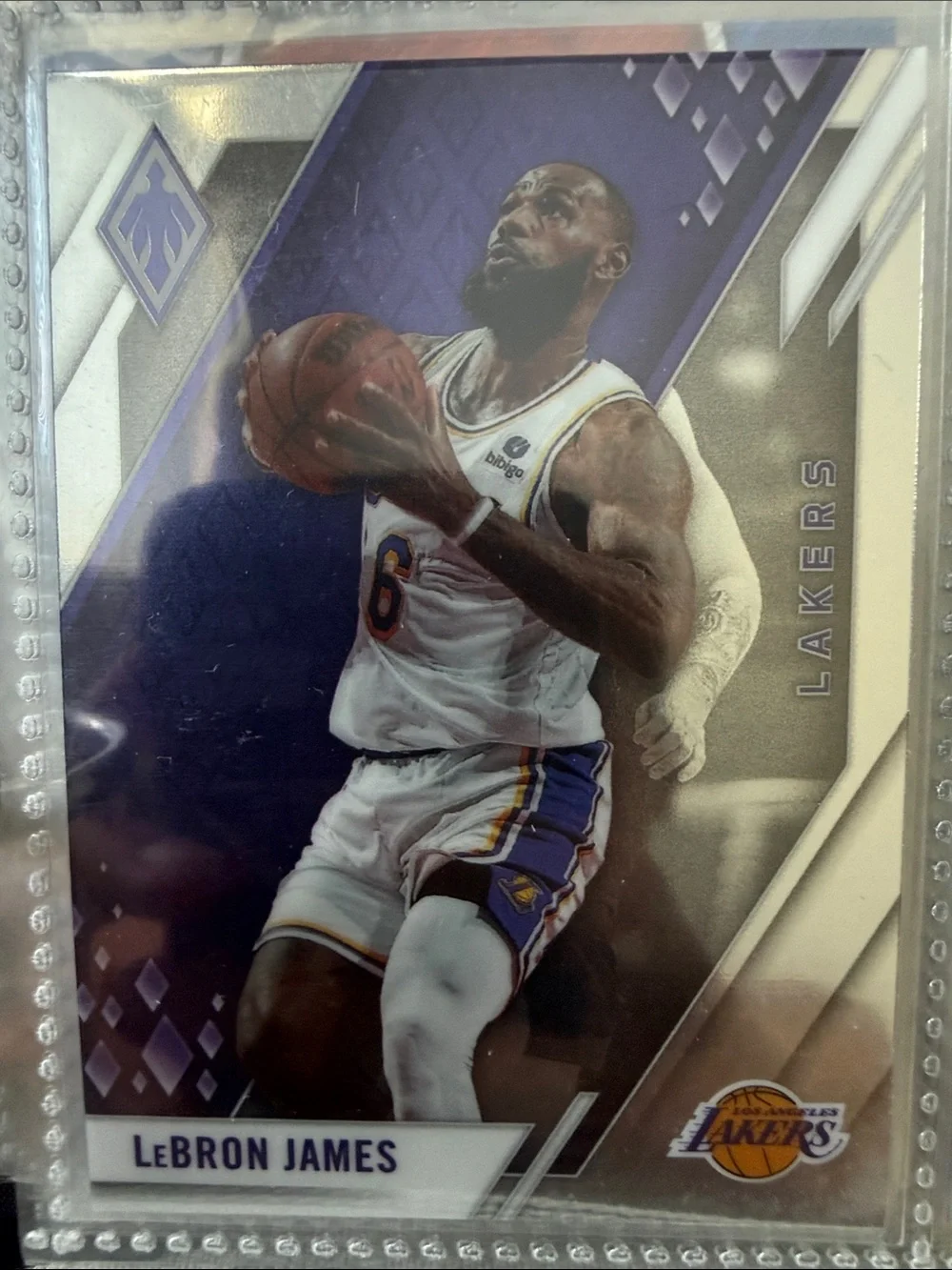 LeBron James Los Angeles Lakers Purple Basketball Card - Premium Collectible